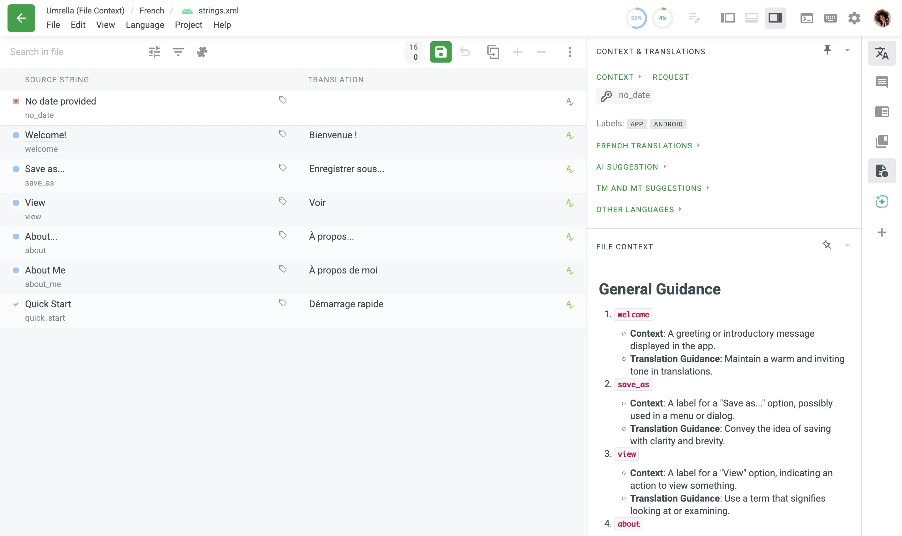 File context